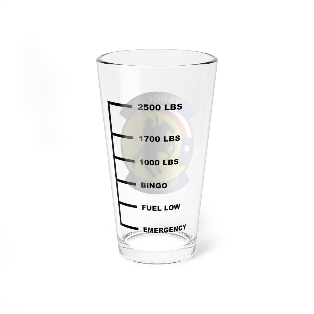 VT-28 Rangers Fuel Low Pint Glass Mixing Glass 16oz