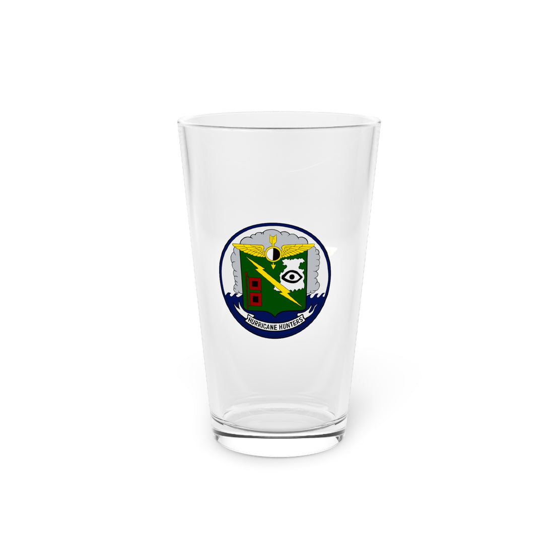 VW-4 Hurricane Hunters Naval Aircrewman Wings Pint Glass 16oz 