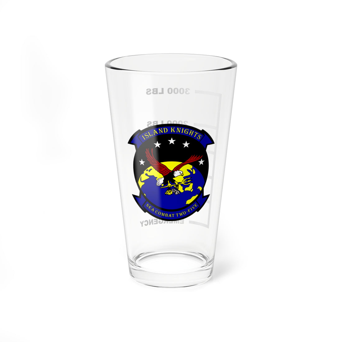 HSC-25 Island Knights Fuel Low Pint Glass