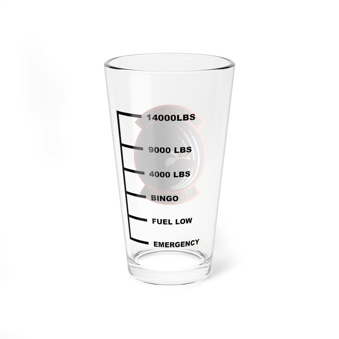 VFA-137 "Kestrels" Fuel Low Pint Glass