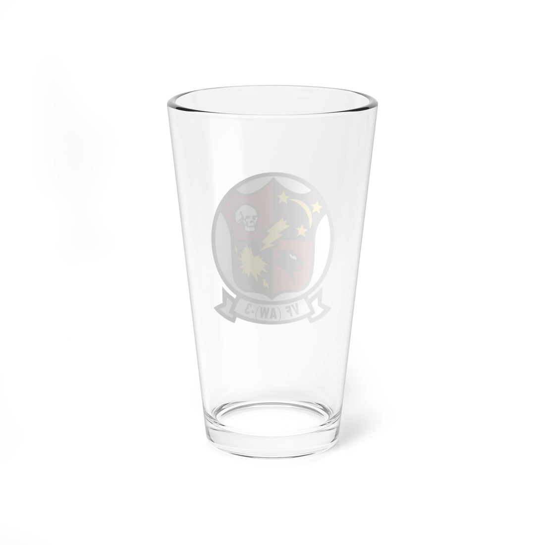 VF(AW)-3 "Blue Nemesis" Pint Glass, Navy All Weather Fighter Squadron - Shop at Hippy's Goodness