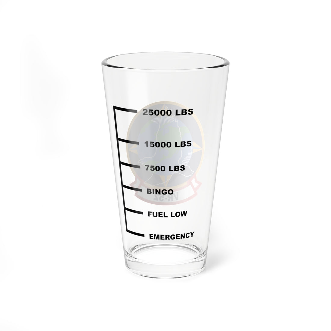 Hippy's Goodness VR-52 Taskmasters Fuel Low Pint Glass