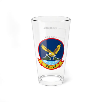 VS-24 "Duty Cats" Fuel Low Pint Glass, Navy Sea Control Squadron Patch flying the S-3 Viking - Shop at Hippy's Goodness