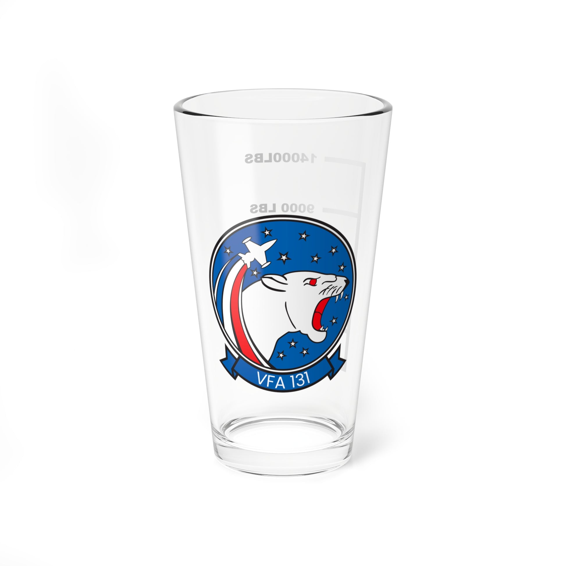 VFA-131 "Wildcats" Fuel Low Pint Glass