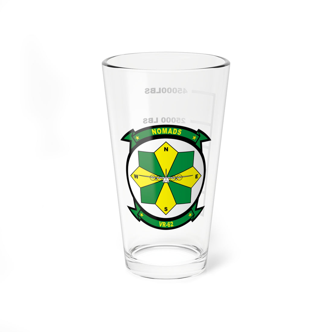 VR-62 Nomads Fuel Low Pint Glass