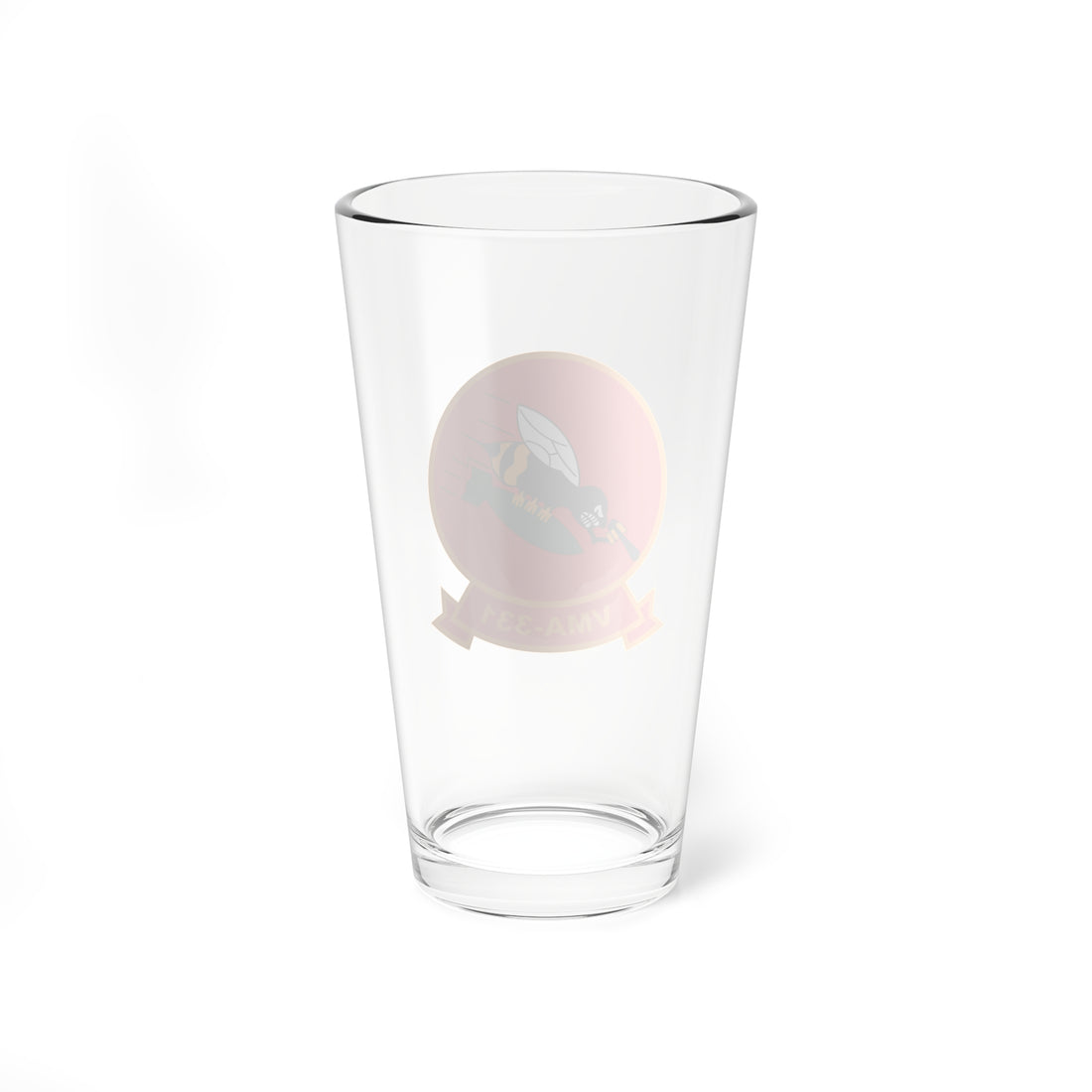 VMA-331 "Bumblebees" Pint Glass, Marine Attack Squadron flying the AD-6 Skyraider, A-4 Skyhawk, and AV-8B Harrier - Shop at Hippy's Goodness