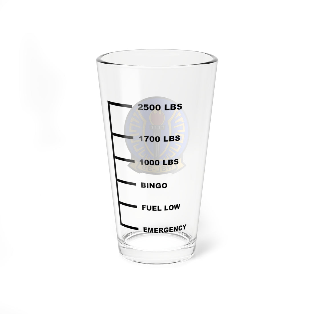 HSL-36 Lamplighters Fuel Low Pint Glass Mixing Glass 16oz 