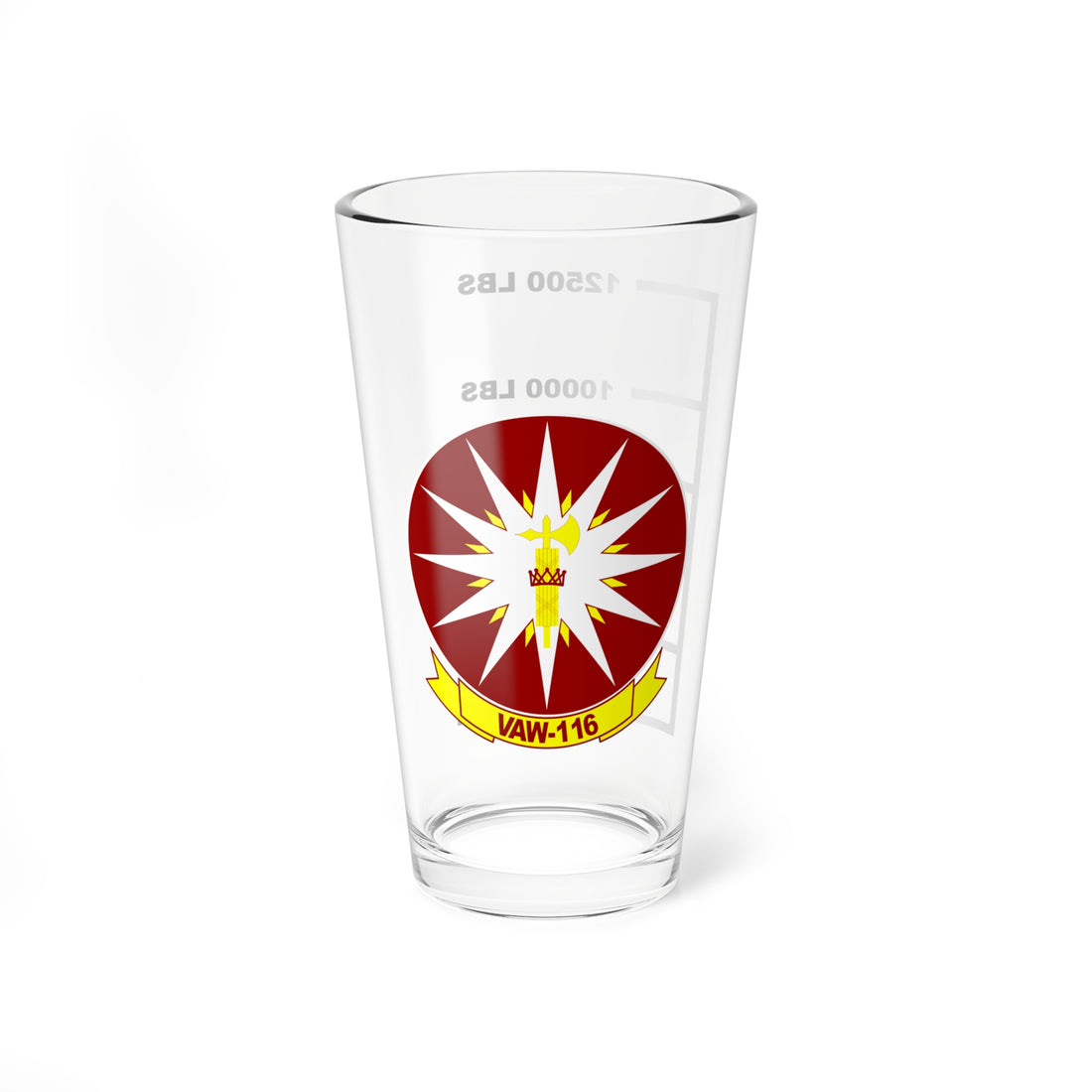 VAW-116 Sun Kings Fuel Low Pint Glass 16oz