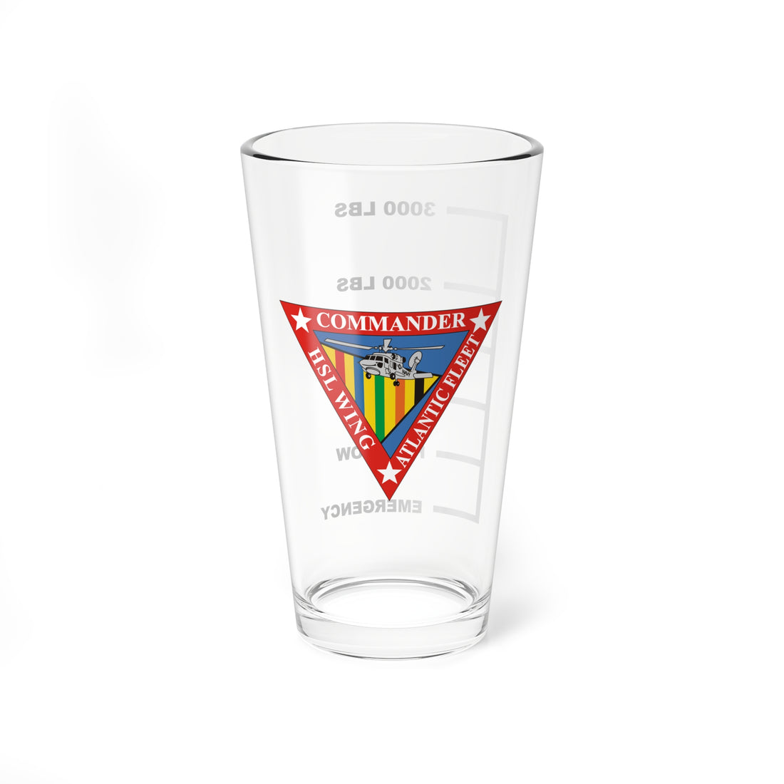 COMHSLWINGLANT Fuel Low Pint Glass Mixing Glass 16oz