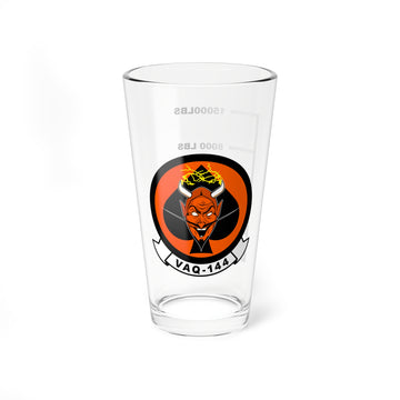 VAQ-144 "Main Battery" Fuel Low Pint Glass 