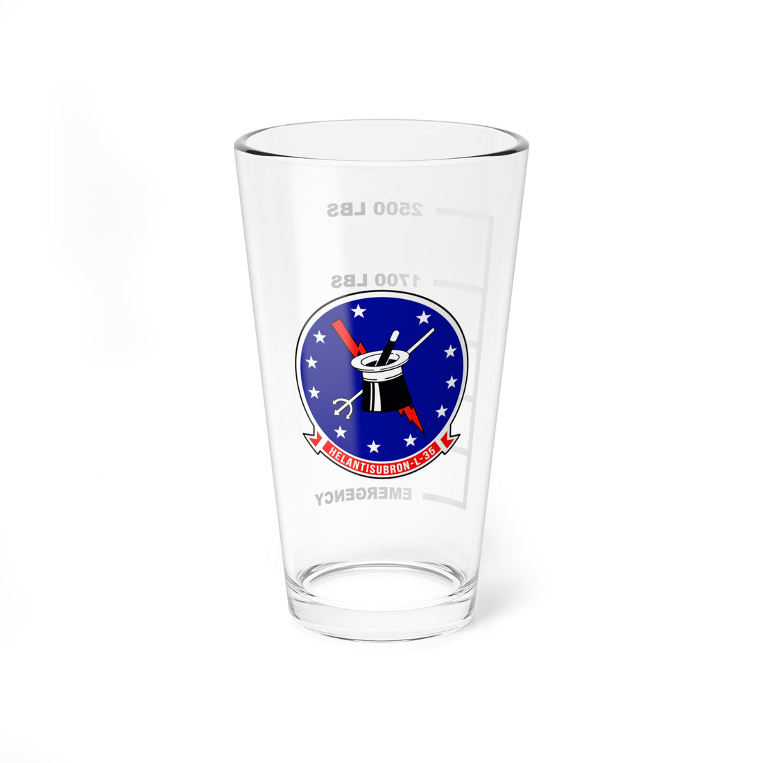 HSL-35 Magicians Fuel Low Pint Glass Mixing Glass 16oz