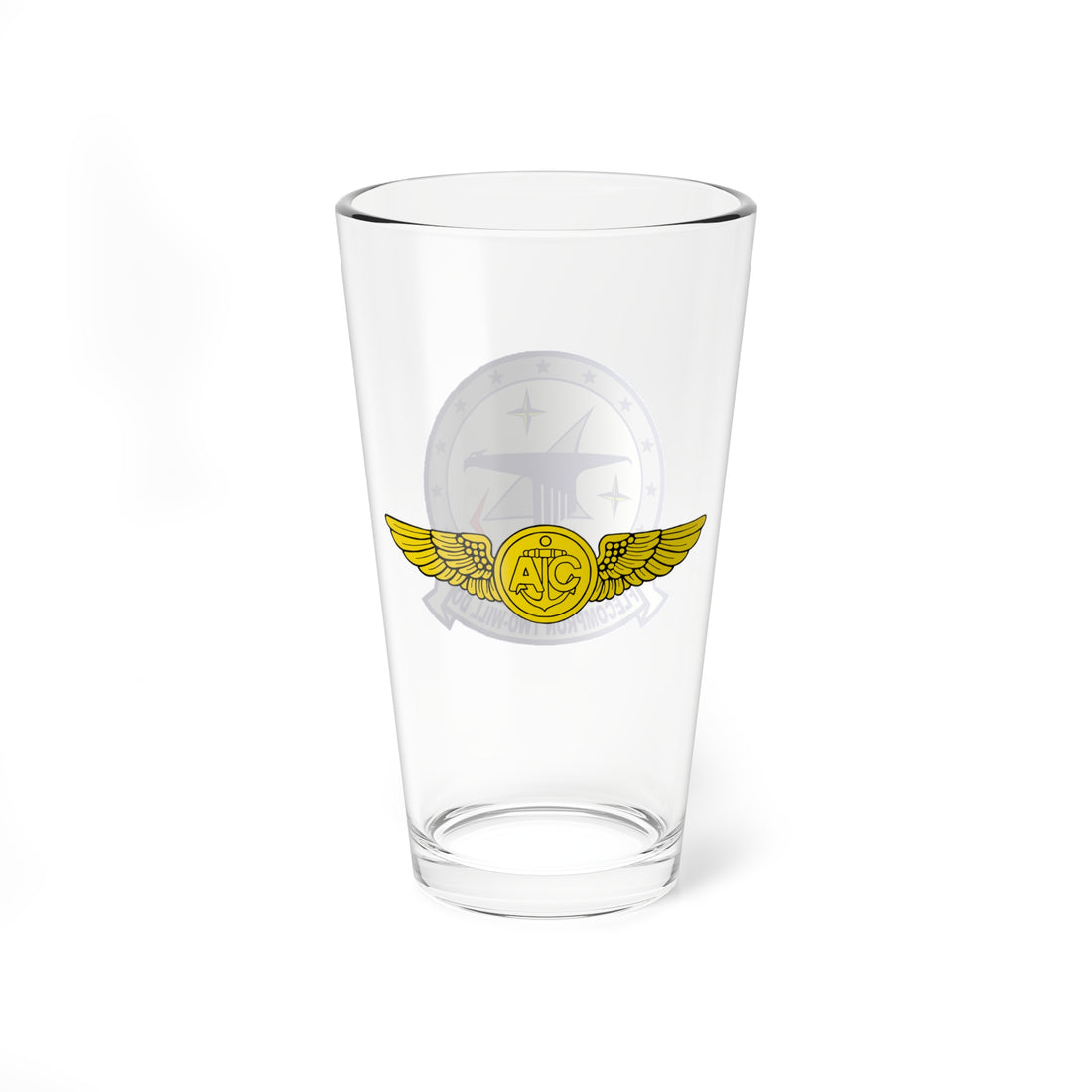 VC-2 Blue Falcons Aircrewman Pint Glass 16oz