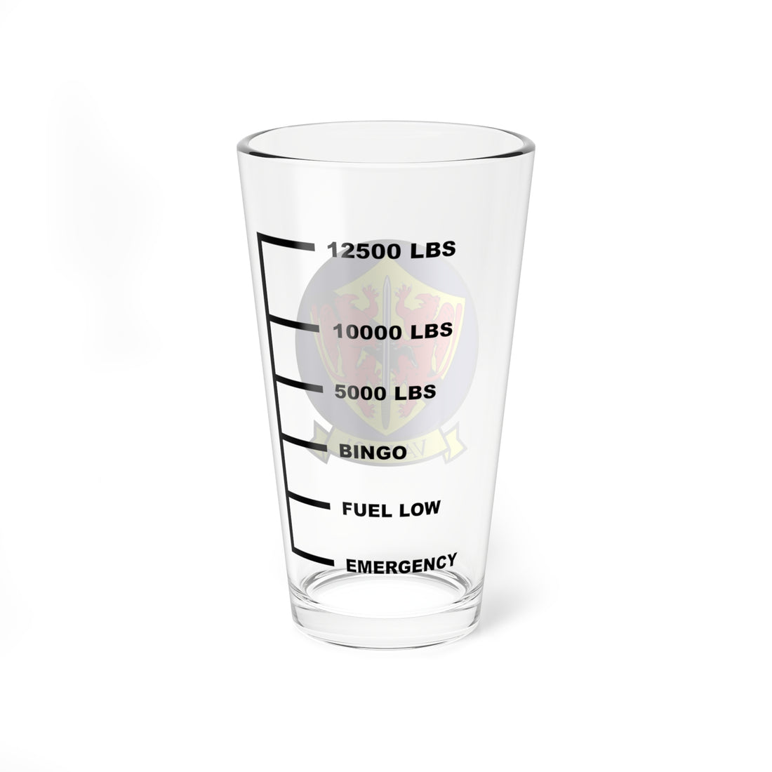 VAW-121 Blue Tails Fuel Low Pint Glass 16oz