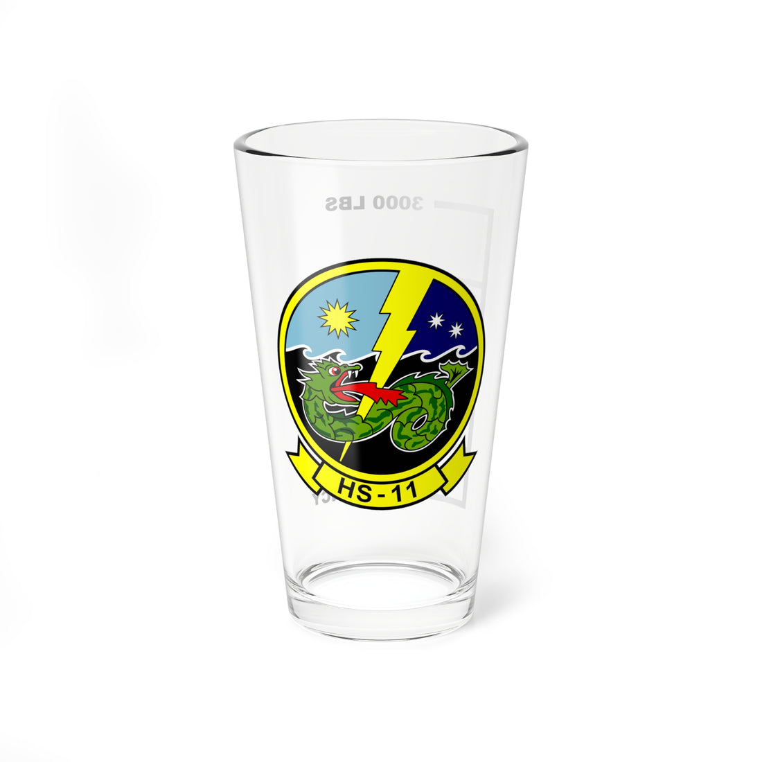 HS-11 Dragonslayers Fuel Low Pint Glass Mixing Glass 16oz