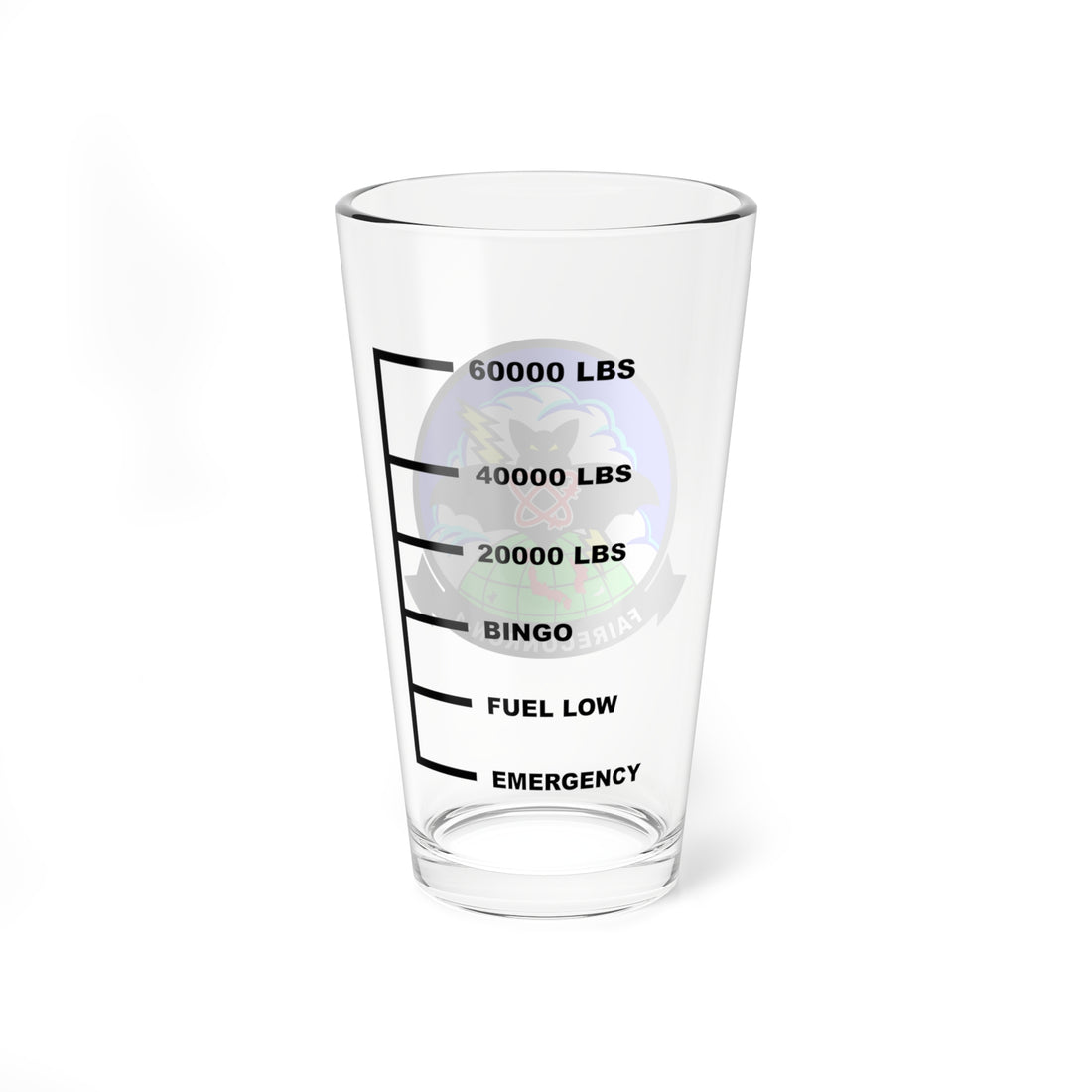 VQ-1 Legacy Logo World Watcher Fuel Low Pint Glass, Navy Fleet Air Reconnaissance Squadron Flying the EP-3 Aries II - Shop at Hippy's Goodness