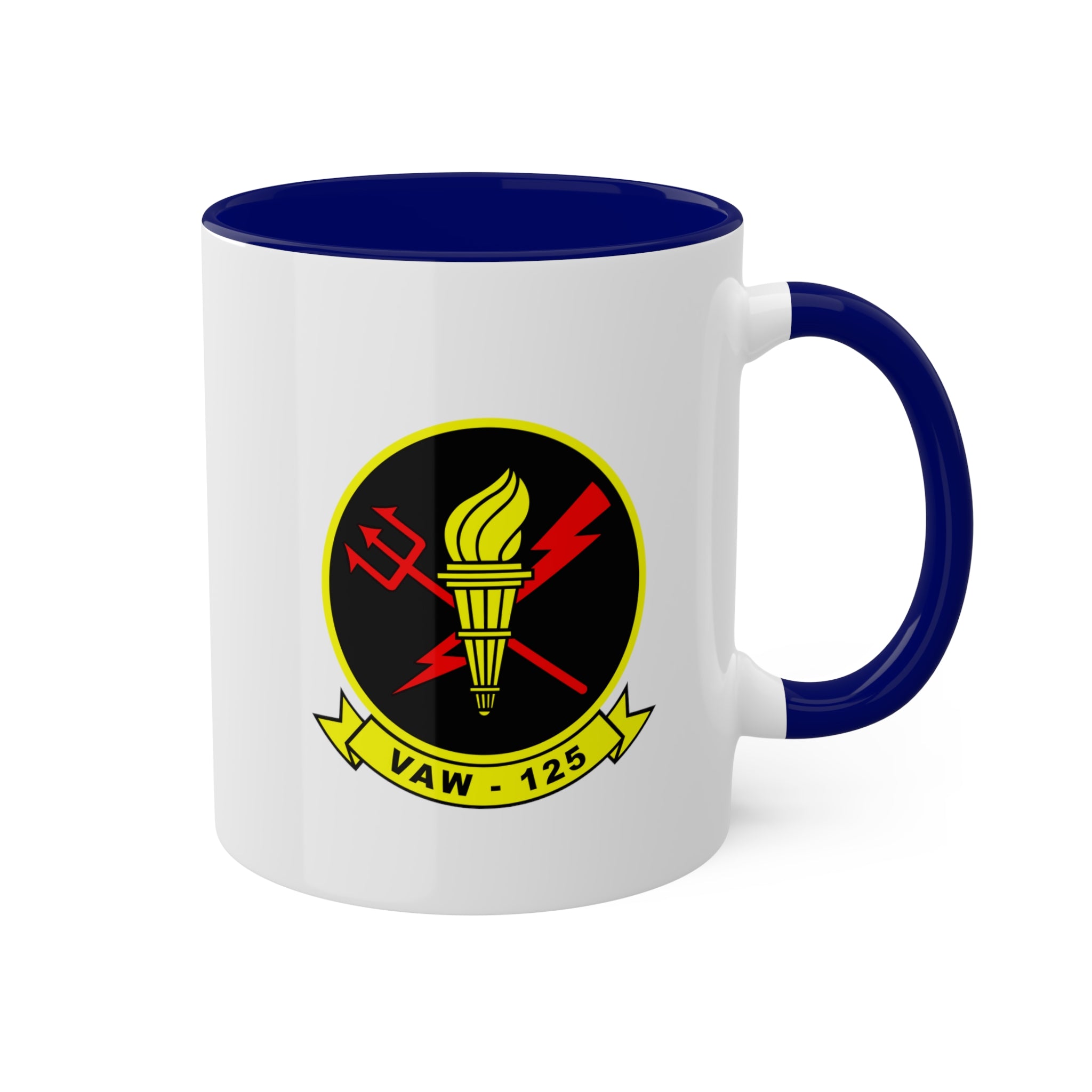 VAW-125 "Torch Bearers" Naval Aviator Coffee Mug - Navy Airborne Command and Control Squadron, Flying the E-2 Hawkeye - Shop at Hippy's Goodness