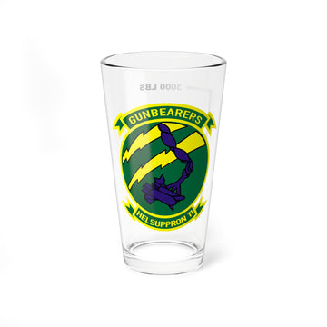 HC-11 "Gunbearers" Fuel Low Pint Glass, Navy Helicopter Fleet Support Squadron flying the CH-46 Sea Knight - Shop at Hippy's Goodness