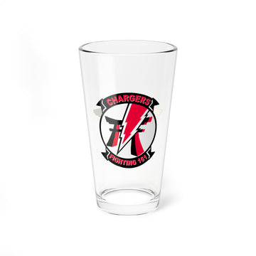 VF-161 Chargers Lightning Bolt Aviator Pint Glass 16oz
