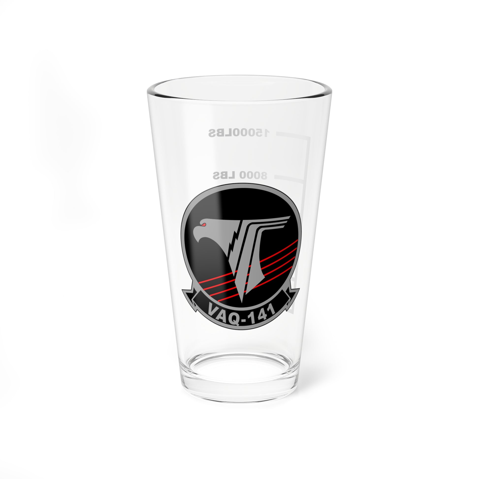 VAQ-141 "Shadowhawks" Fuel Low Pint Glass