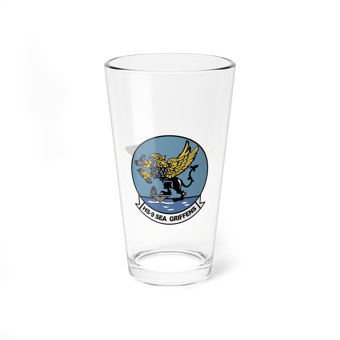 HS-9 Sea Griffens Aircrewman Pint Glass