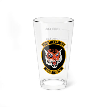 Hippy's Goodness 391st Fighter Squadron Fuel Low Pint Glass