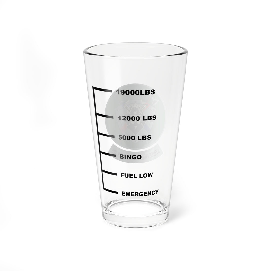 VFA-125 "Rough Raiders" Fuel Low Pint Glass