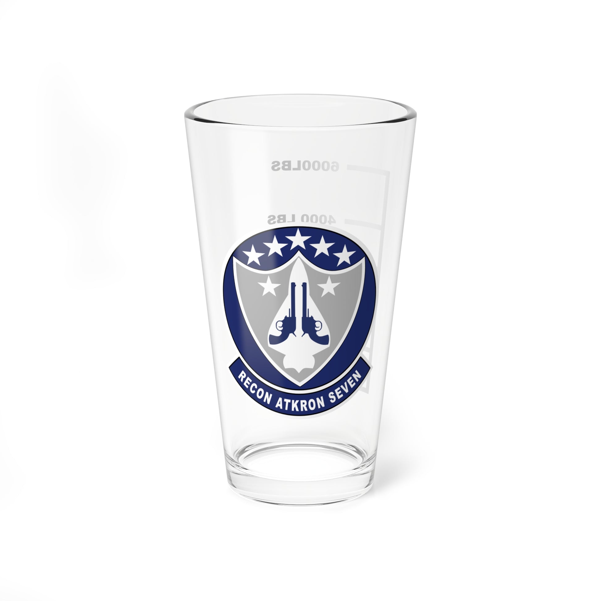 RVAH-7 Fuel Low Pint Glass