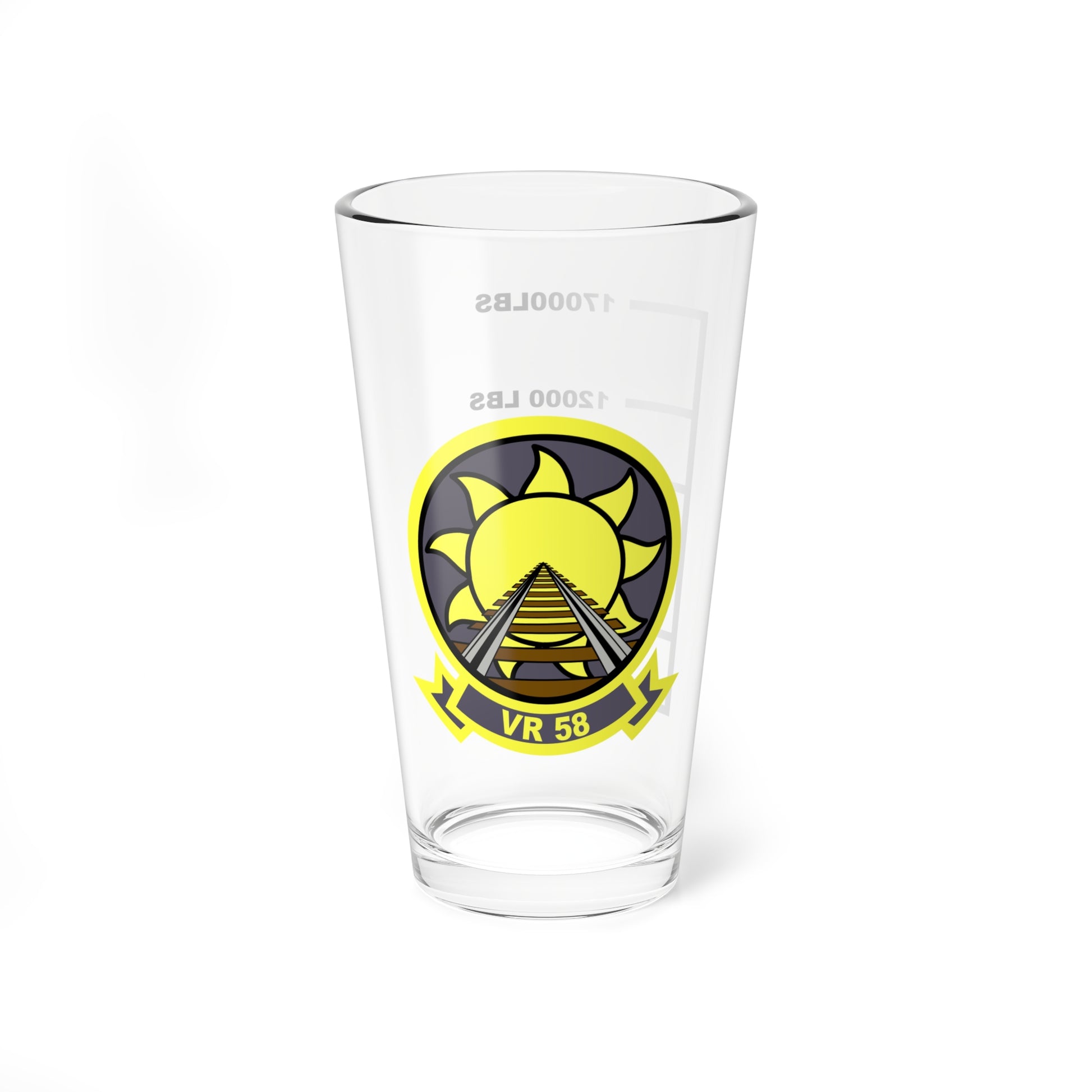 VR-58 Sunseekers Fuel Low Pint Glass