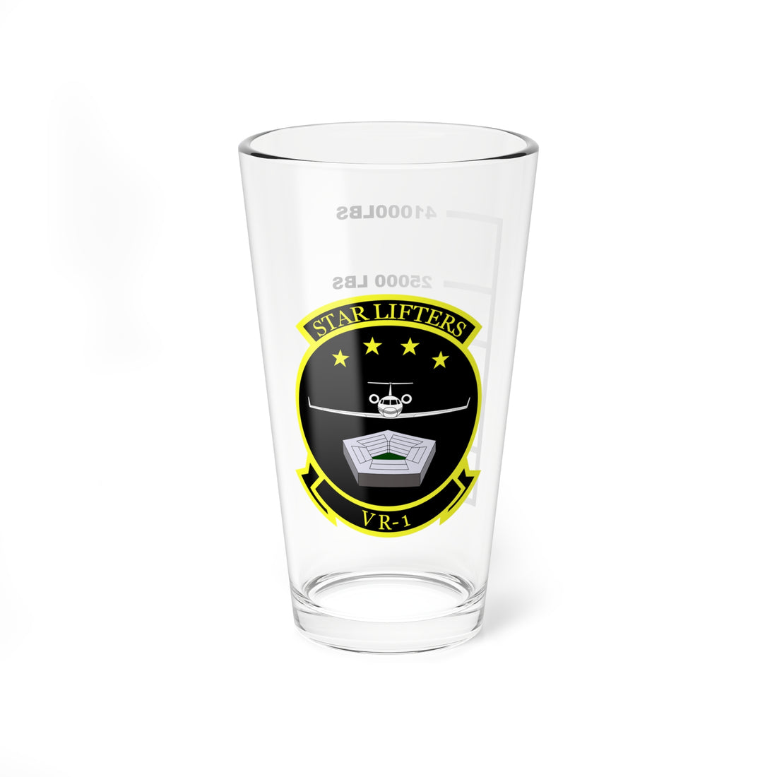 VR-1 Starlifters Fuel Low Pint Glass
