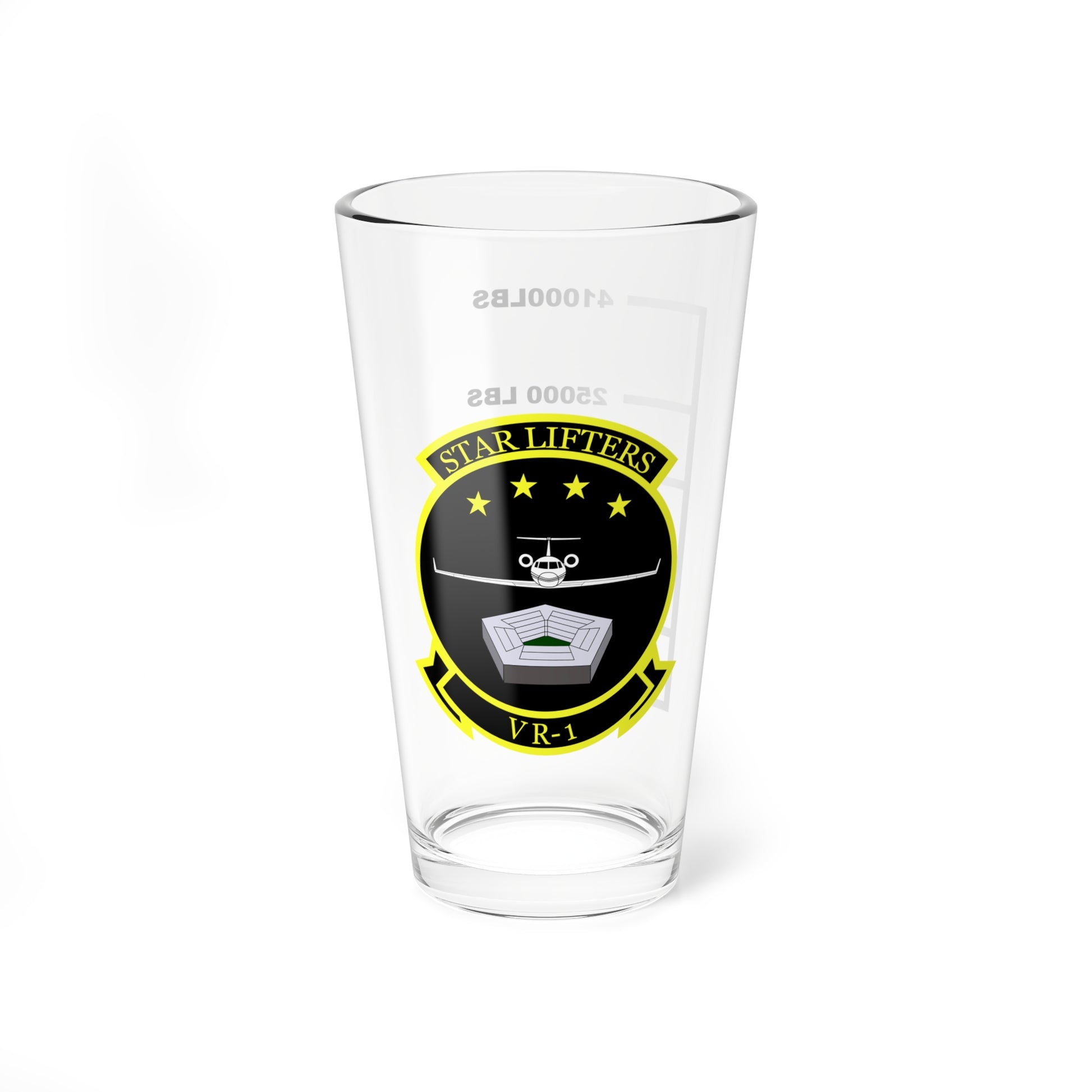 VR-1 Starlifters Fuel Low Pint Glass