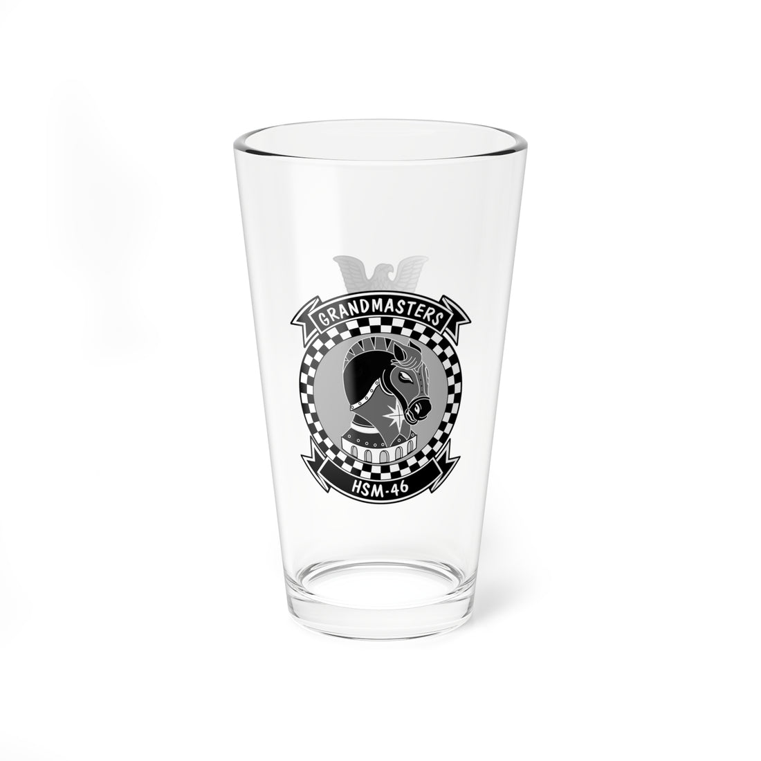 HSM-46 PR1 Pint Glass Personalized Retirement Gift