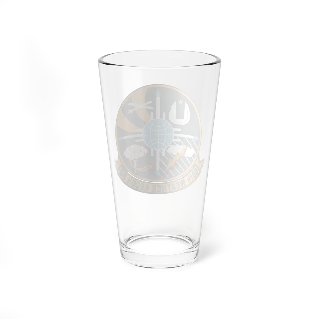 58th Weather Recon Squadron Pint Glass 16oz