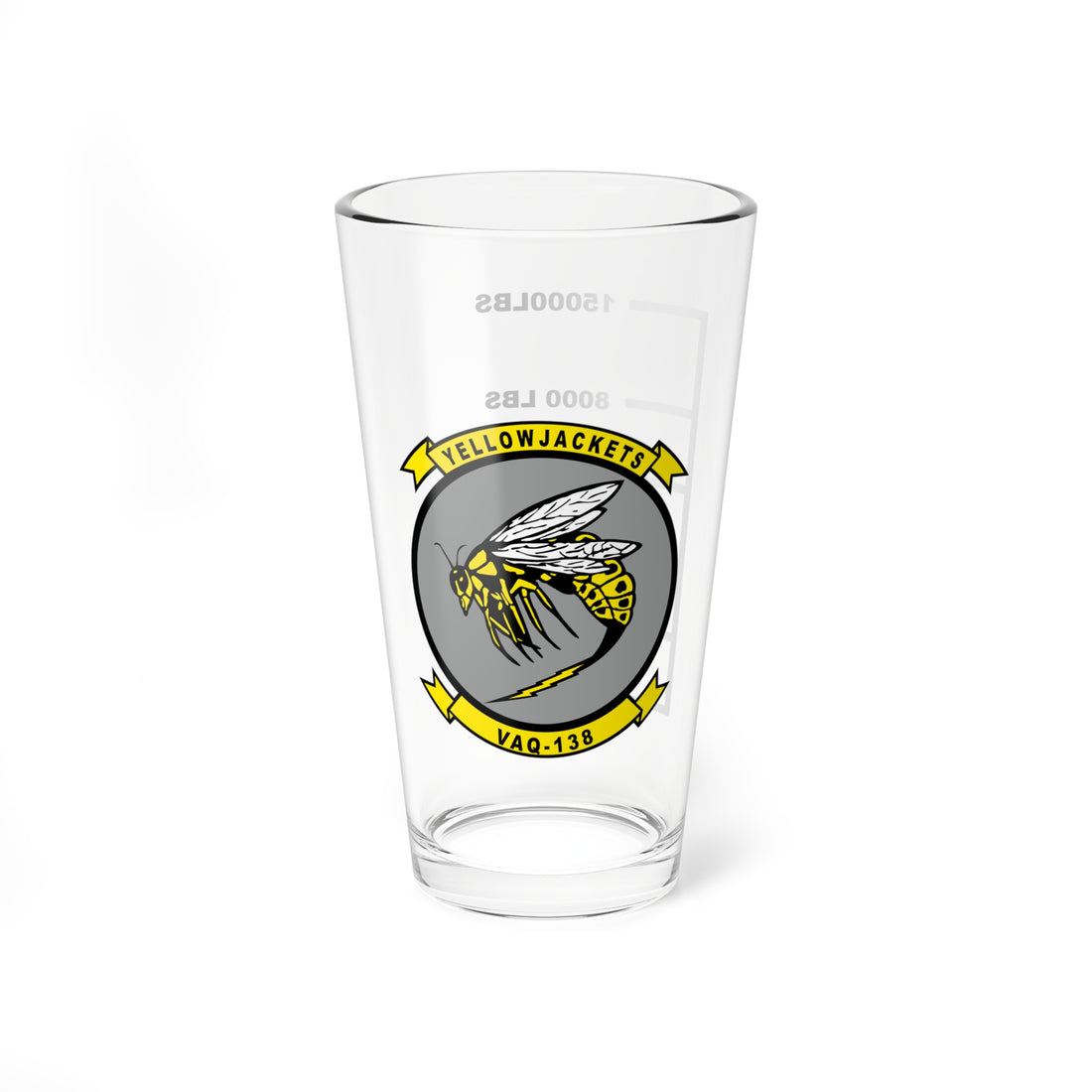 VAQ-138 Yellowjackets Fuel Low Pint Glass