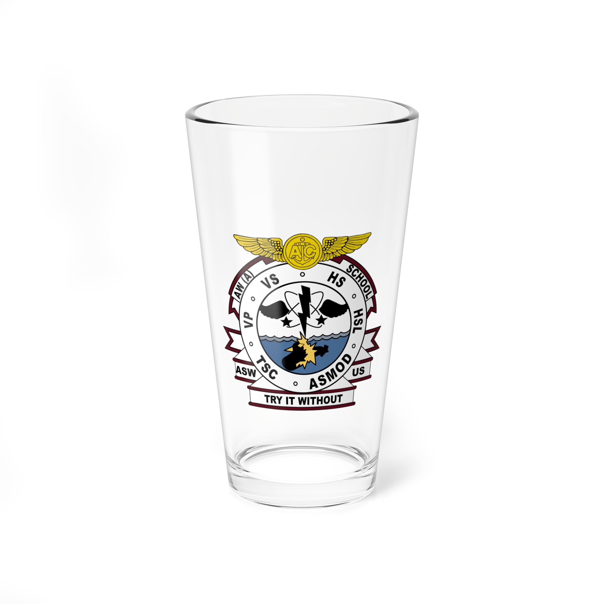 Hippy's Goodness AWA School Pint Glass