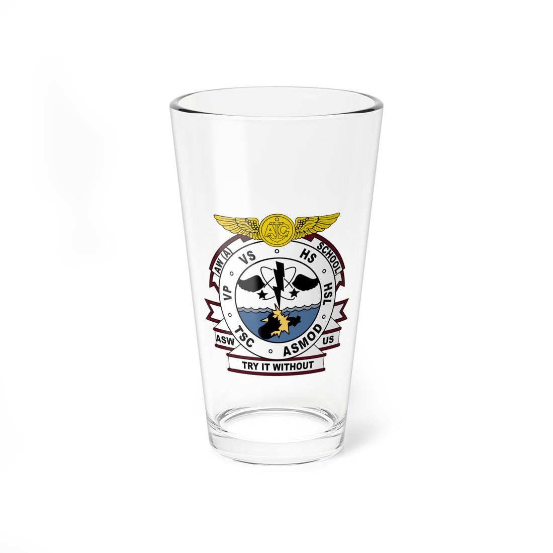Hippy's Goodness AWA School Pint Glass