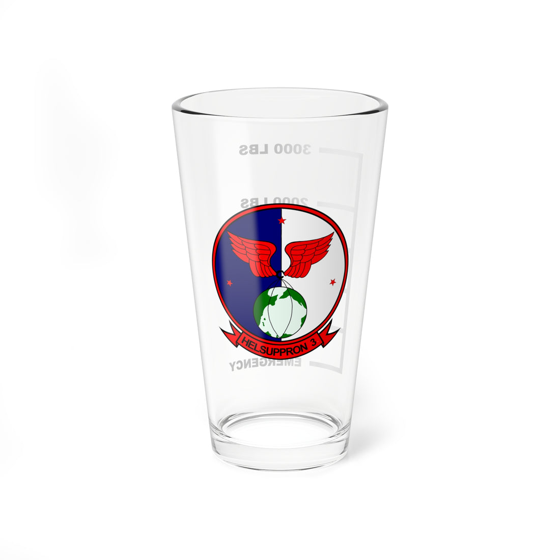HC-3 Packrats Fuel Low Pint Glass