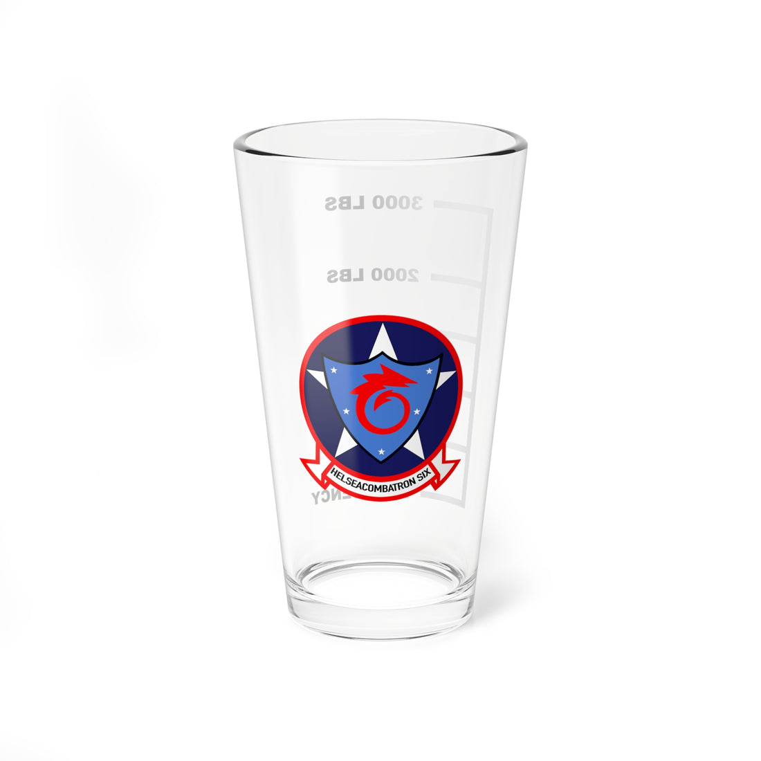 HSC-6 Screamin Indians Fuel Pint Glass 16oz