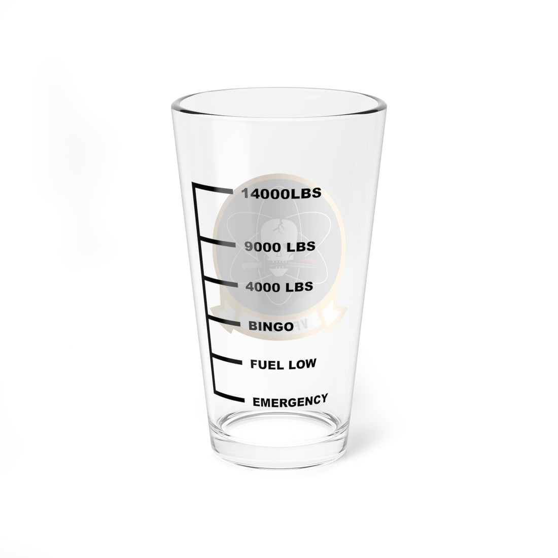 VFA-151 "Vigilantes" Fuel Low Pint Glass