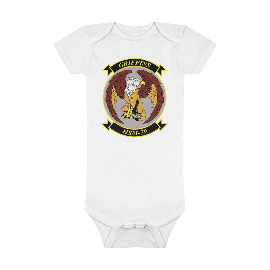 HSM-79 "Griffins" Onesie® Organic Baby Bodysuit