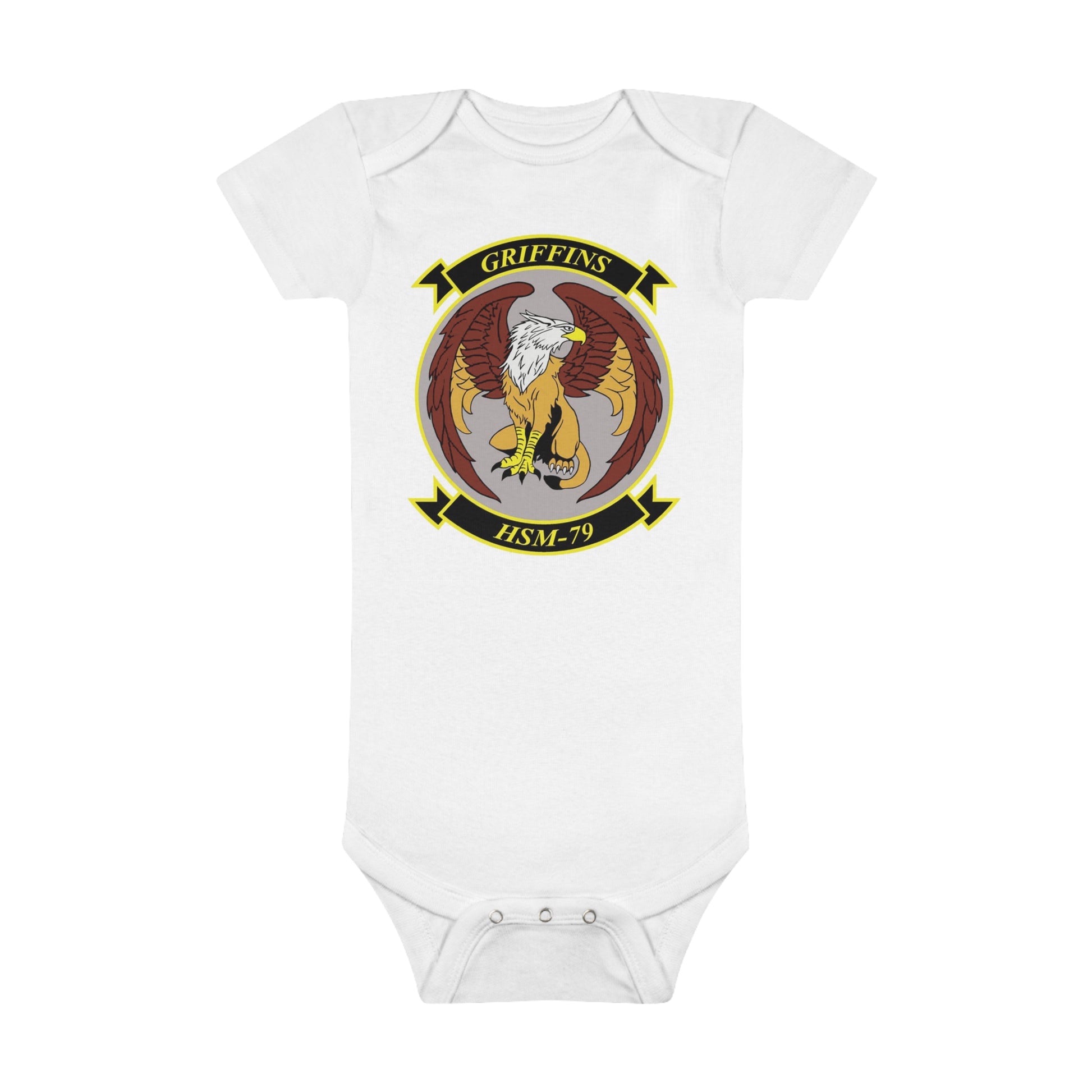 HSM-79 "Griffins" Onesie® Organic Baby Bodysuit