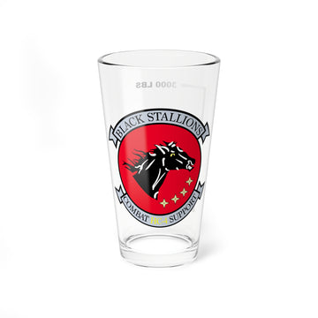HC-4 Black Stallions Fuel Low Pint Glass