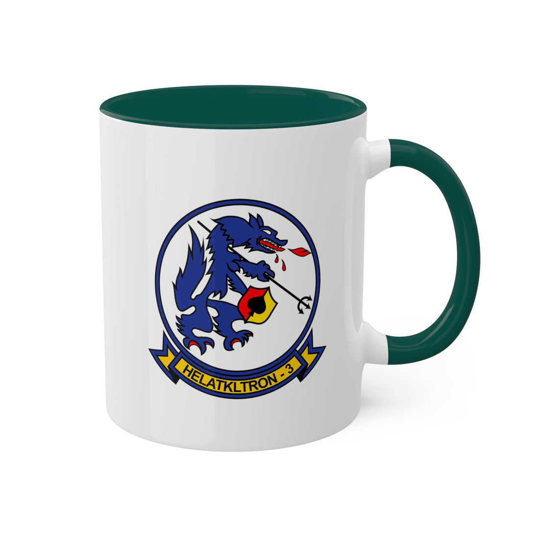 HA(L)-3 "Seawolves" Combat Aircrewman 10oz. Coffee Mug, Navy Helicopter Attack Squadron flying the H-1 - Shop at Hippy's Goodness