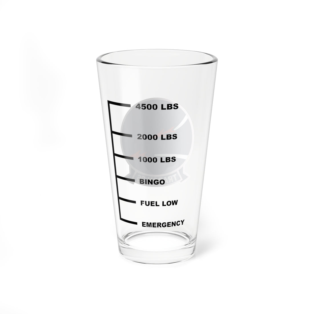 VT-26 Flying Tigers Fuel Low Pint Glass