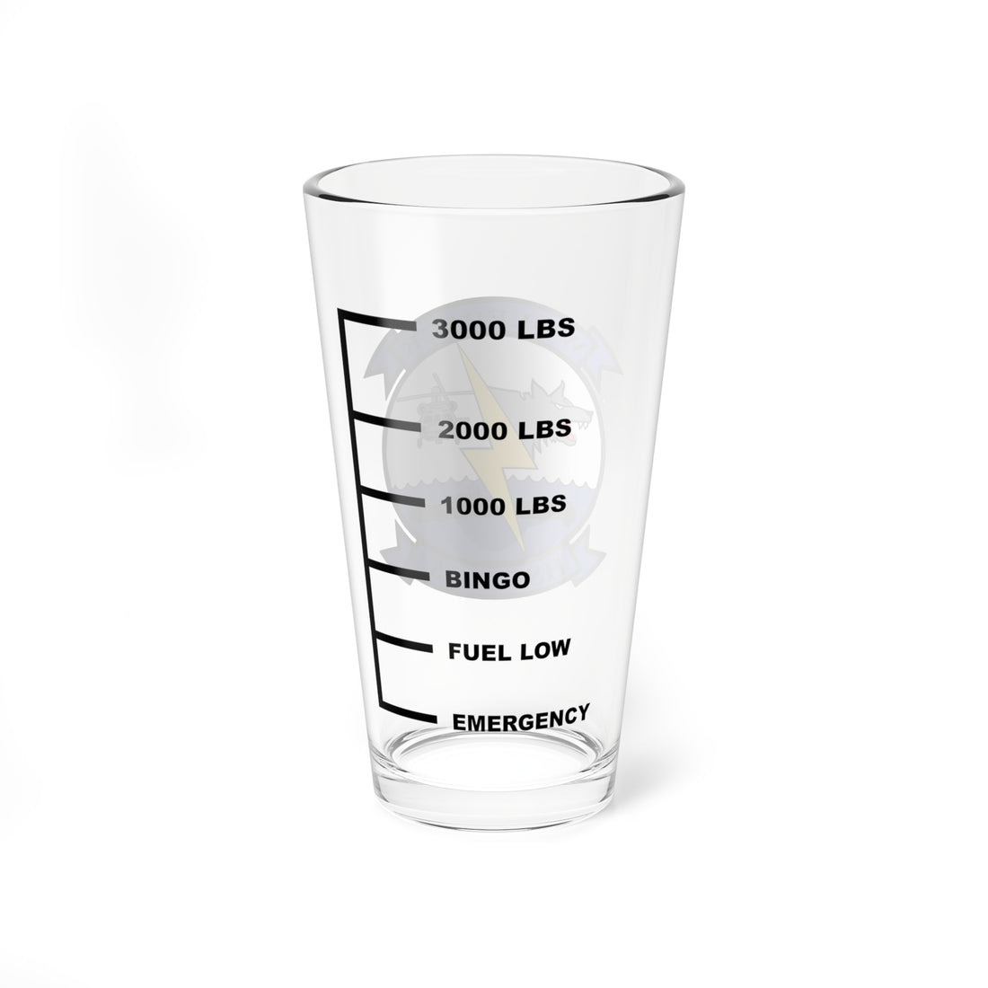 HSL-45 Wolfpack Fuel Low Pint Glass
