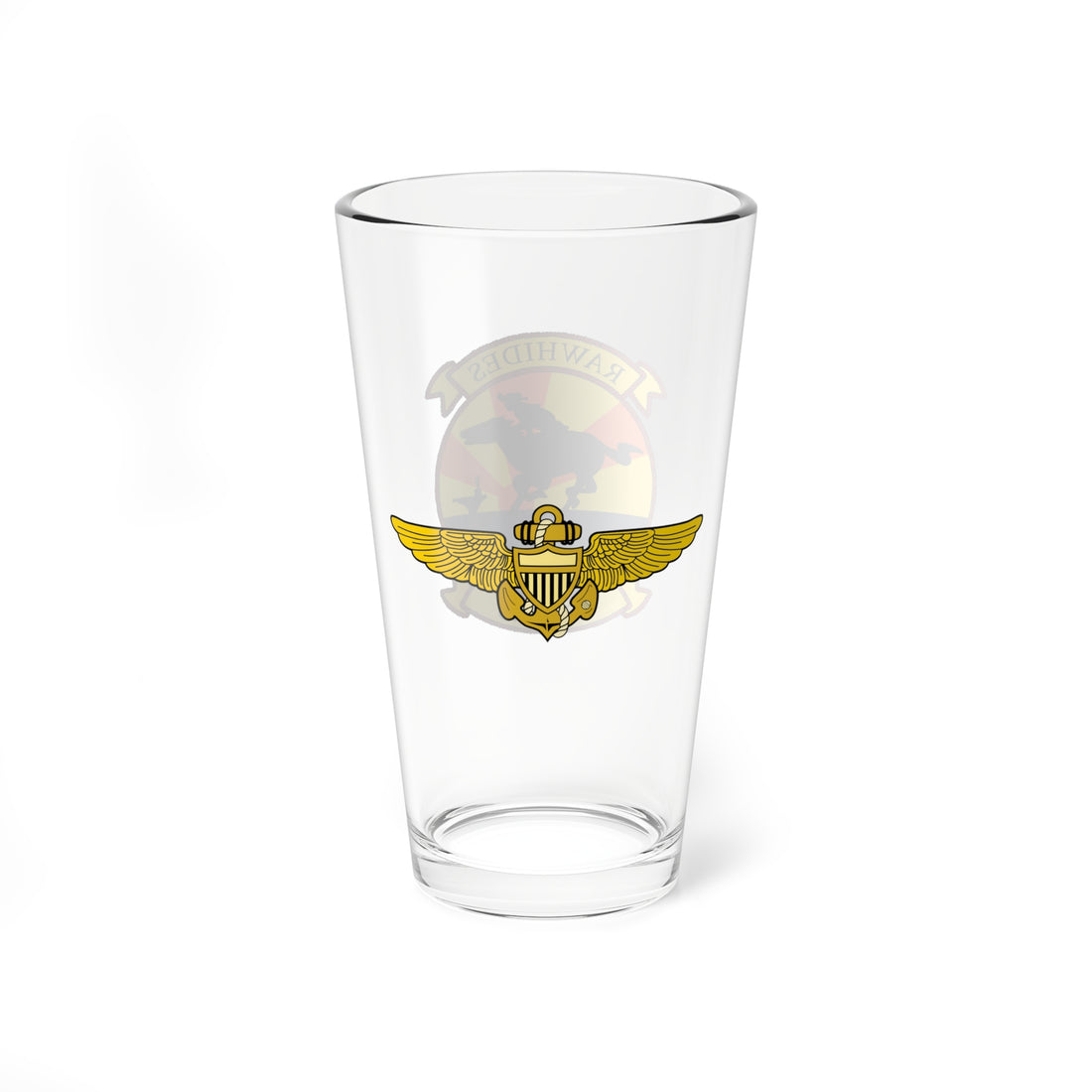 VRC-40 Rawhides Aviator Pint Glass 16oz