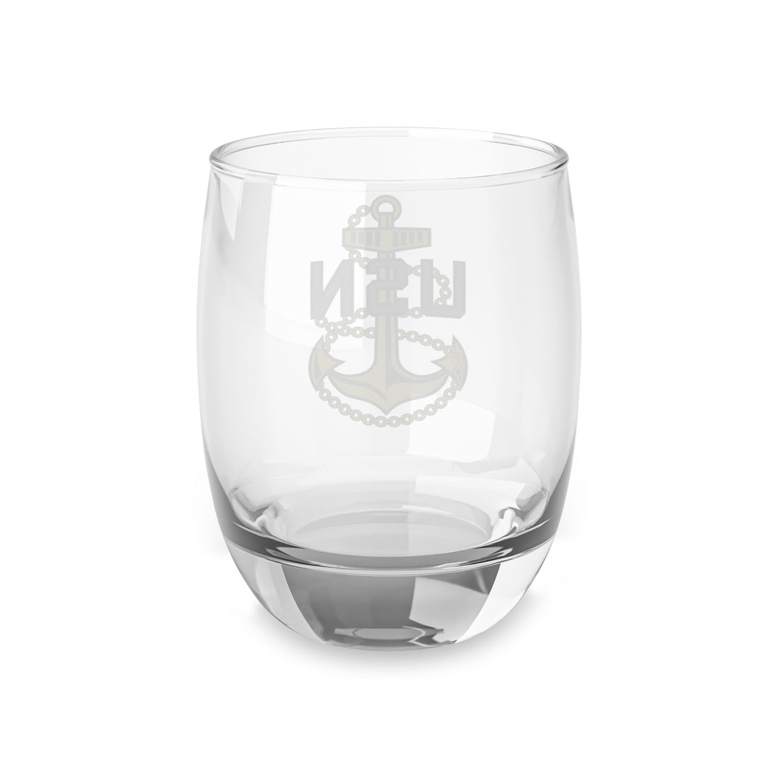 Hippy's Goodness Navy Chief Whiskey Glass
