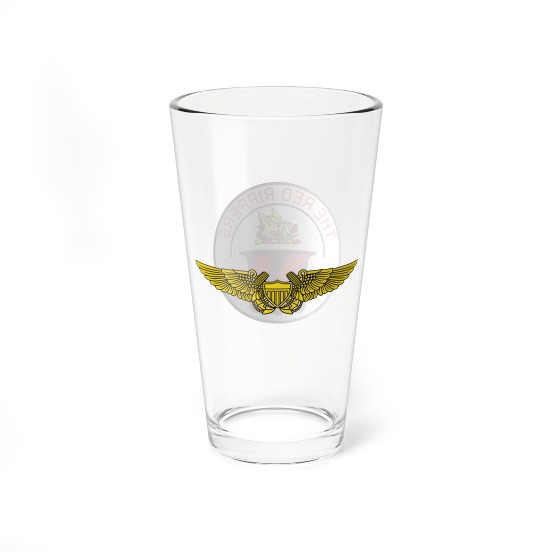 VF(VFA)-11 "Red Rippers" NFO Pint Glass, Navy Fighter and Attack Squadron flying the F-14 Tomcat and F/A-18F Super Hornet - Shop at Hippy's Goodness