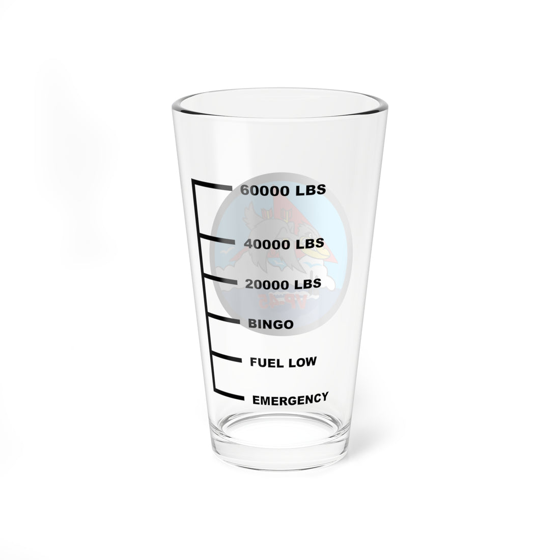 VP-45 Pelicans Fuel Low Pint Glass