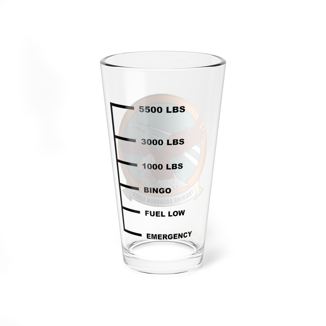 VT-7 Eagles Pint Glass 16oz