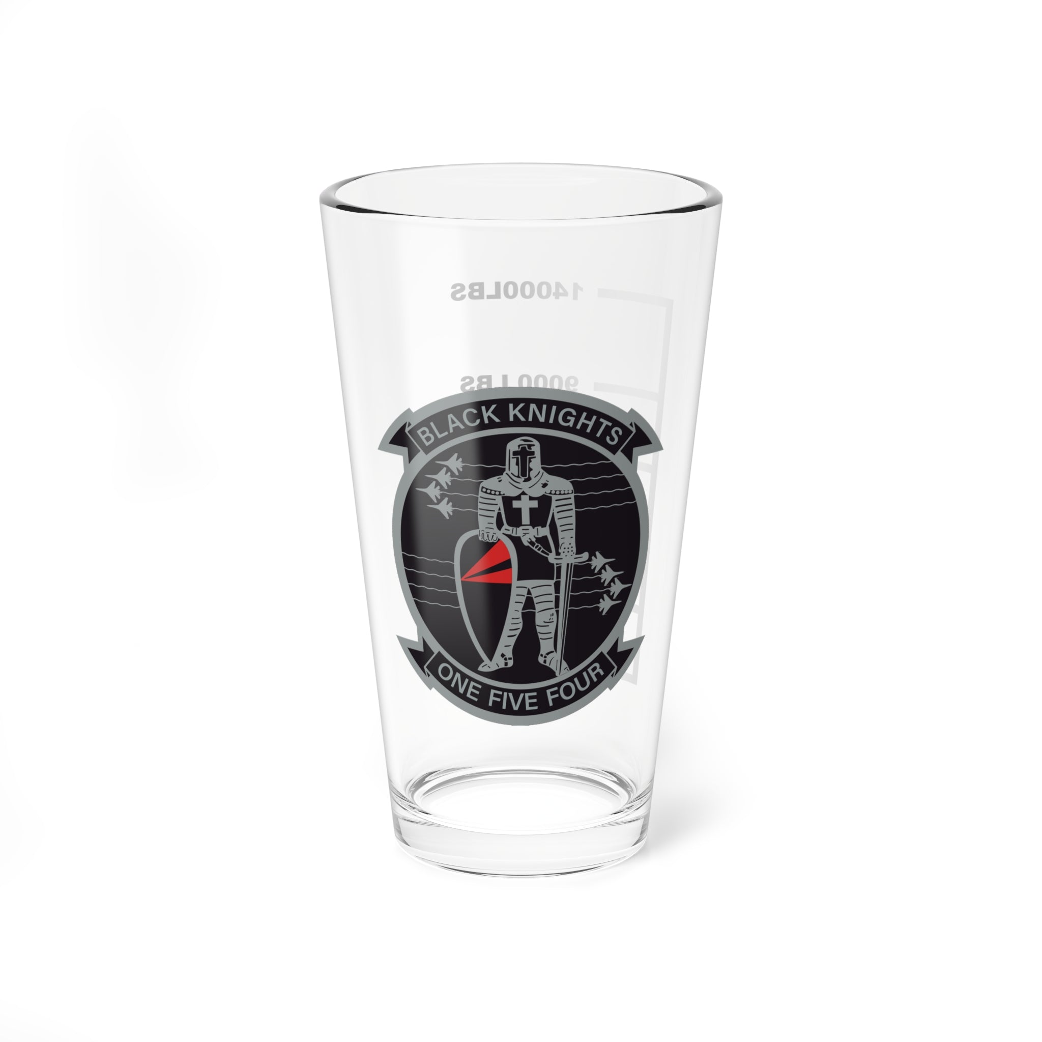 VFA-154 "Black Knights" Fuel Low Pint Glass